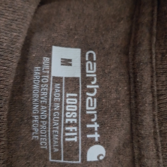 LIKE NEW Carhartt Brown Pocket T-Shirt - Picture 4 of 5